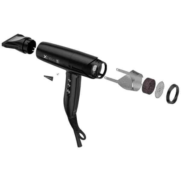 Gamma+ Xcell S Hair Dryer Black - Bild 5