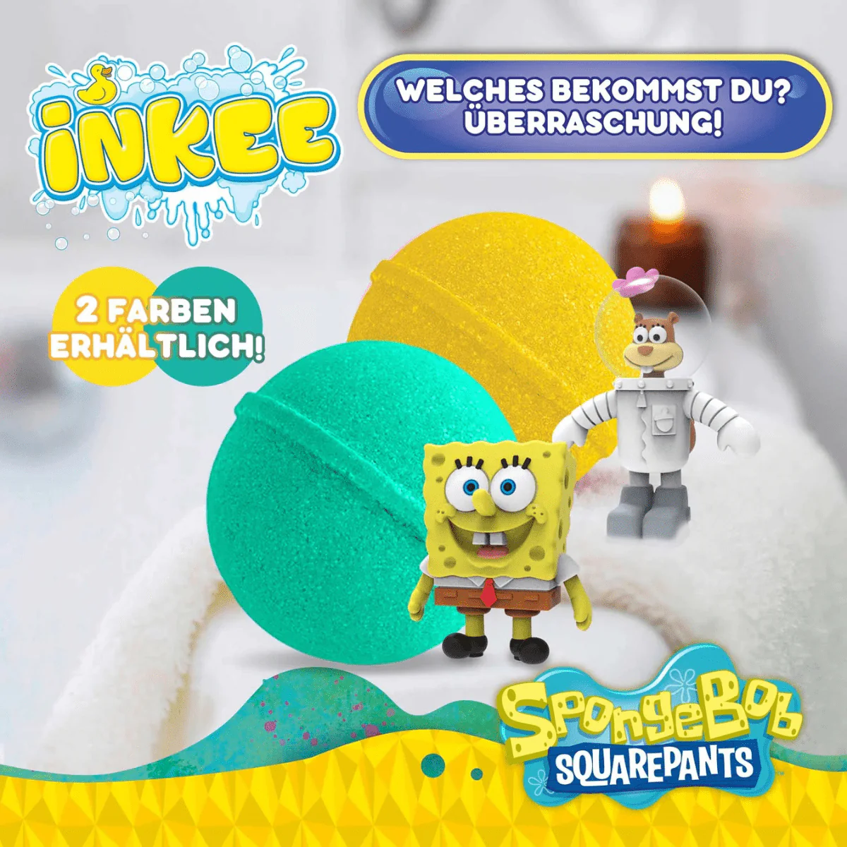 CRAZE Inkee SpongeBob, badbomb + leksak - Bild 4