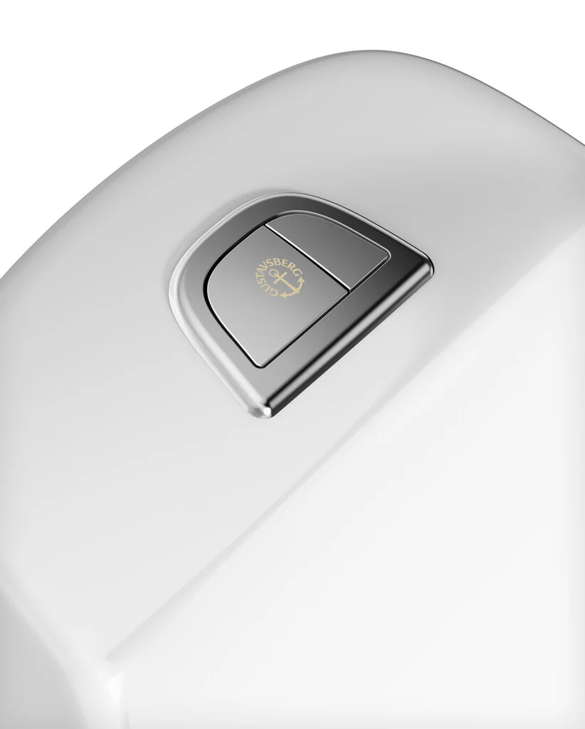 GUSTAVSBERG - Toalettstol Nautic 1500 dolt s-lås, Hygienic Flush - Skruvmontage - Bild 4