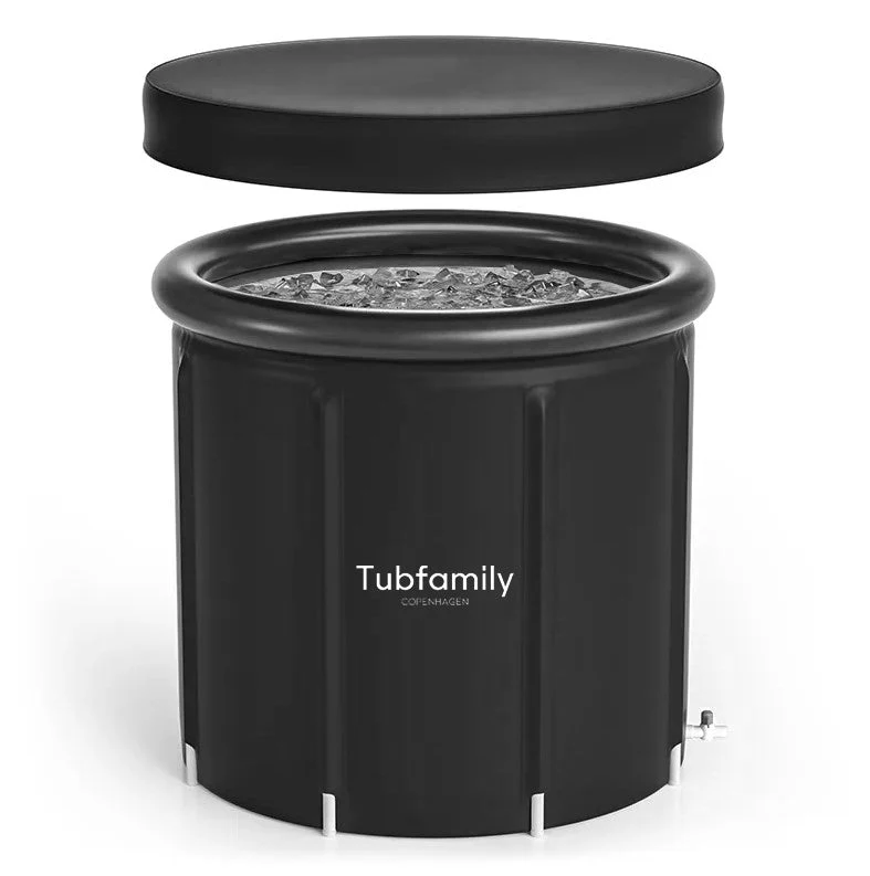 Tubfamily original lyxigt isbad - Pop up - svart - transportabel - Bild 2