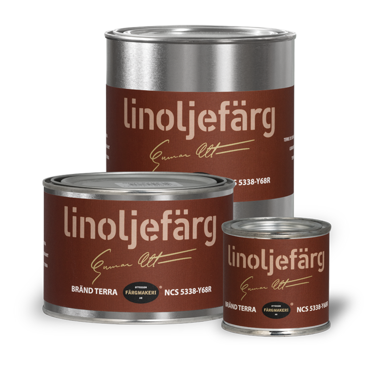 Linoljefärg Bränd Terra - Bild 2