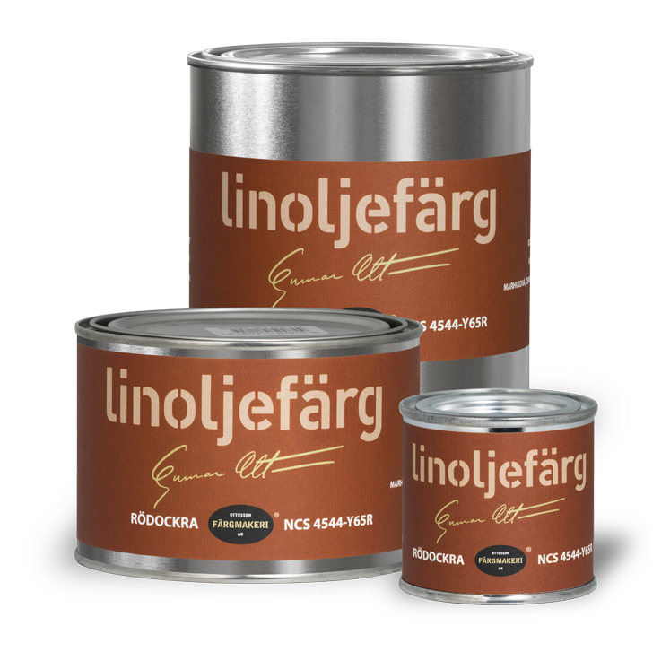 Linoljefärg 1A-Abricot Rödockra